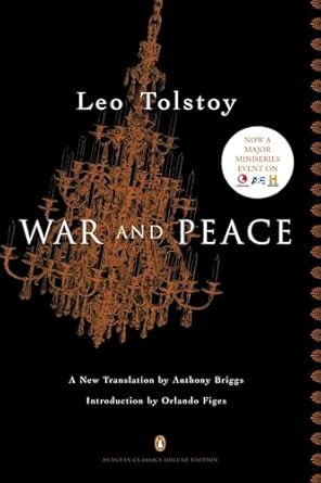 War and Peace Book Cover by Leo Tolstoy