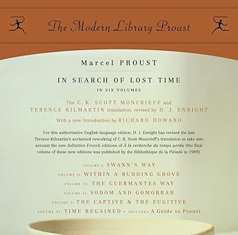 In Search of Lost Time Book Cover by Marcel Proust